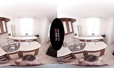 Virtual Real Porno - Hot Latina Babe Rides A Big Dick In VR