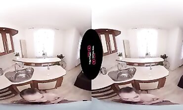Virtual Real Porno - Hot Latina Babe Rides A Big Dick In VR