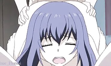 Uncensored Anime Threesome: barely legal Babe and Older Man