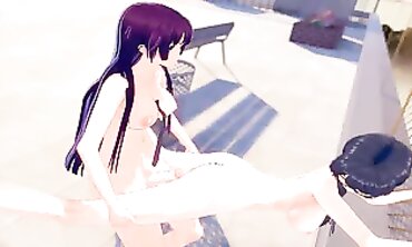 Hitagi Senjougahara Futanari Cosplay