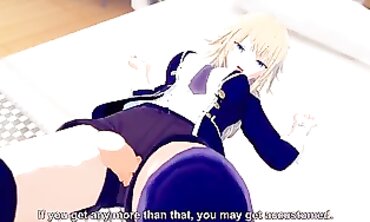 FGO Jeanne d'Arc 3D Animated Mana Transfer Hentai