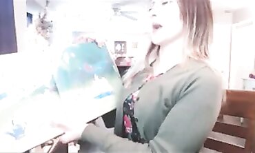 Nicole Pearl ASMR College Professor Reads While Riding a Vibrator
