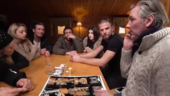 French Blonde Cherry Kiss & Emma Klein in a Wild Group Sex Party