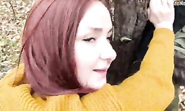 KleoModel Gets Picked Up for a Public Outdoor Creampie