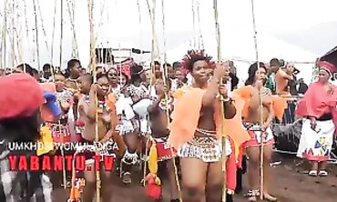 Busty Zulu Girls Flashing in Public