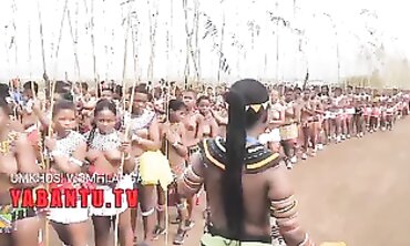 Busty Zulu Girls Flashing in Public
