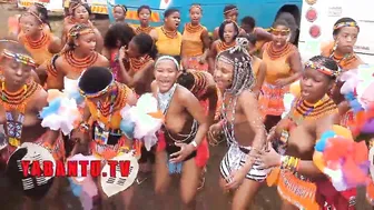 Busty Zulu Girls Flashing in Public