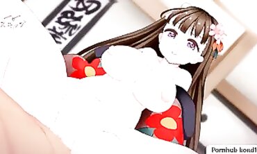 Anime Game Osanaduma: Hentai Blowjob with Big Dick