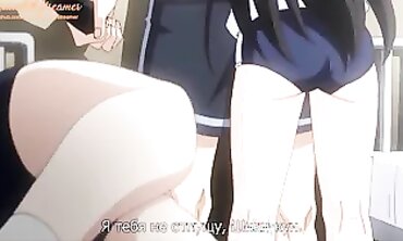 Uncensored Anime: Two Beauties Take a Big Dick at the Clinic