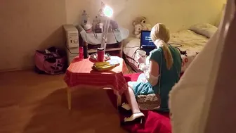 barely legal Angel Caught Masturbating With a Banana