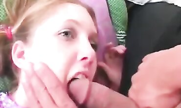 Hazel barely legal's Naughty Pigtails & Deep Throat