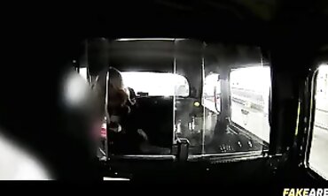 Veronica Vice: Unspoiled Blonde MILF Pays Faux Cab Driver