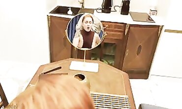 Stunning Redhead Wife Takes a Lengthy Facial After Passionate Sex