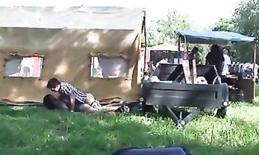 Amateur Spy Cam Captures Lovers Hooking Up at Music Jamboree