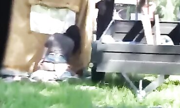 Amateur Spy Cam Captures Lovers Hooking Up at Music Jamboree