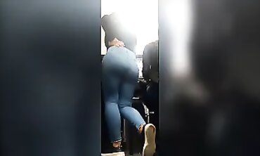 Latina With Huge Ass Poses For Camera