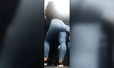 Latina With Huge Ass Poses For Camera