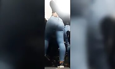 Latina With Huge Ass Poses For Camera
