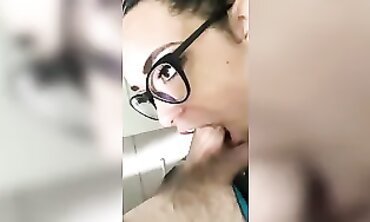 POV: College Bimbo Gets Deepthroated and Creampied