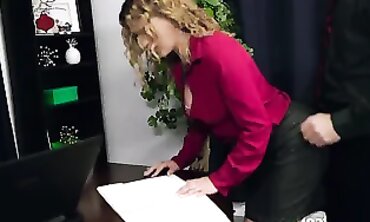 Krissy Lynn Seduced by Her Submissive Office Employee