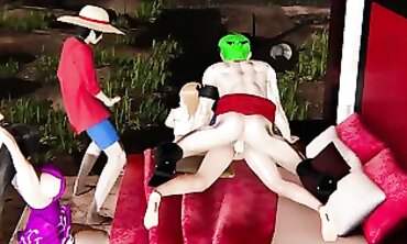 1 Lump Nico Robin Buttfuck Zoro Non stop (chinese)