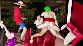 1 Lump Nico Robin Buttfuck Zoro Non stop (chinese)