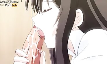 AnimationUncensored - Busty Teen's Dirty Mind in Public Toilet Stall