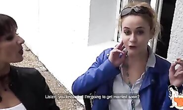 Petite Blonde Slut Takes a Massive African Cock