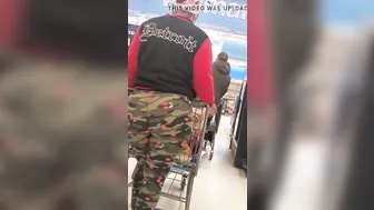 Candid Close-Up of a Thick Black MILF's Huge Ass