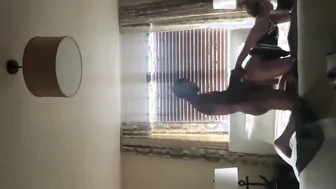 Blonde Cheerleader Gets Railed by a Big Black Cock