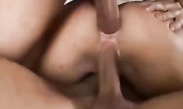 Voluptuous Babe Melissa Dettwiller in a Hardcore Threesome