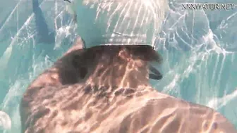 Rose Black Masturbates in the Swimming Pool
