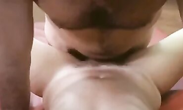 Retro Blonde Skinny Hairy Blowjob With Cumshot