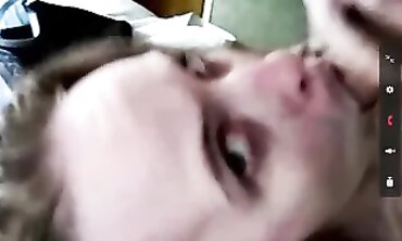 POV: Blonde Amateur Gets Face Fucked by Friend in Restroom