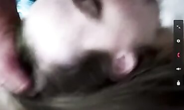 POV: Blonde Amateur Gets Face Fucked by Friend in Restroom