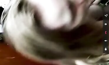 POV: Blonde Amateur Gets Face Fucked by Friend in Restroom