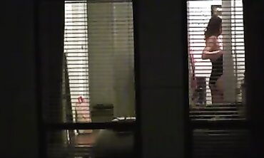 Dark-Haired MILF Switches with Friends Caught on Hidden Cam