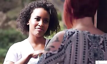 Interracial Lesbians Roleplay Passionate Lovers