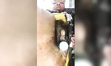 Plumper Ebony BBW Solo Creampie