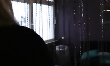 Auntie Tina's Wild Amateur Threesome with a Blowjob and Cumshot