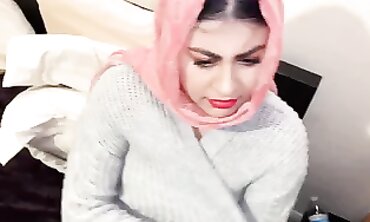 Muslim Daughter In Law Gives Stepdad A Surprise Blowjob And Rides His Big Dick