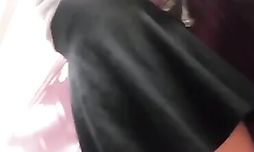 Bombshell Blonde Catches a Candid Upskirt Glimpse