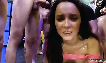 Latina Francys Belle Gangbanged in Double Penetration