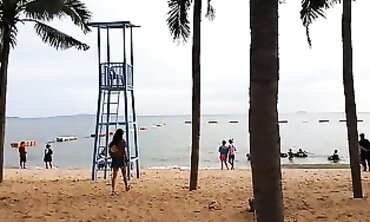 Outdoor Anal Adventure With Lingerie And Butt Plug