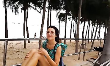 Outdoor Anal Adventure With Lingerie And Butt Plug