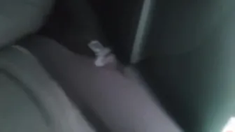 POV: Rough Public Anal Sex in the Car While Husband Sleeps