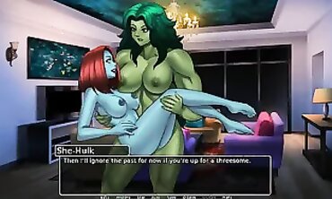 SexxyGaming in a Wild Threesome Creampie Adventure