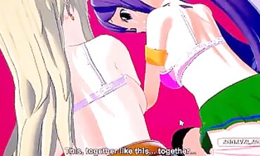 Wendy & Lucy 3D POV Threesome with Big Tits & Squirting in Koikatsu