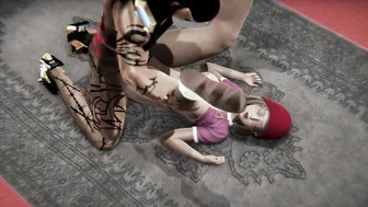 Meg Griffin Cosplay Threesome with DP and Facial