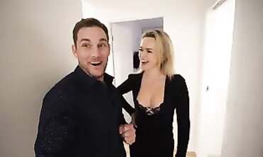 Blonde Babe's Virgin Pussy Stretched in Hardcore Double Penetration